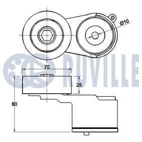 Rollensatz, Zahnriemen 5731550 von RUVILLE günstig für 40,50 € online kaufen