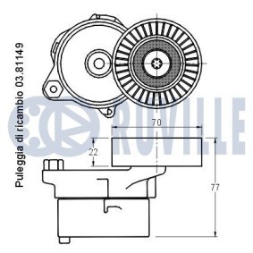 Zahnriemensatz 5580171 von RUVILLE günstig für 19,21 € online kaufen