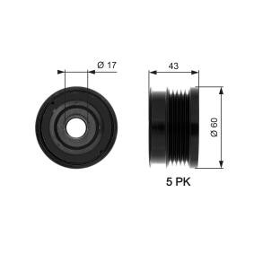 Acquista Dispositivo ruota libera alternatore da GATES OAP7062 a buon mercato per soli 147,73 €