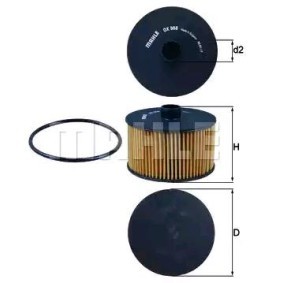 Ölfilter OX 968D von KNECHT günstig für 15,65 € online kaufen