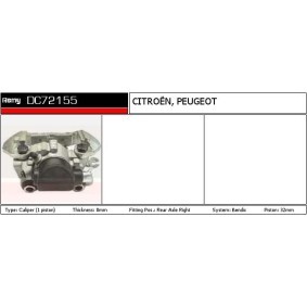 Bremssattel für CITROËN von DELCO REMY