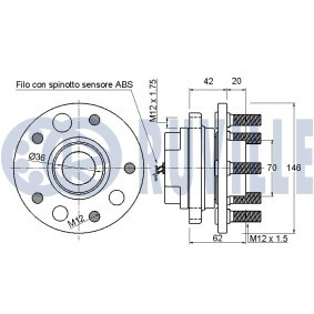 Radlagersatz 8306 von RUVILLE günstig für 146,80 € online kaufen