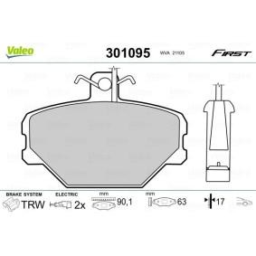 Bremsbeläge 301095 von VALEO günstig für 18,73 € online kaufen