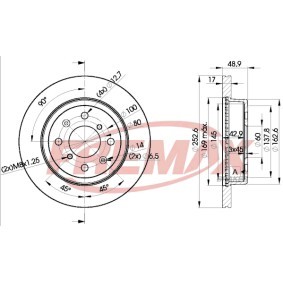 Bremsscheibe für OPEL von FREMAX
