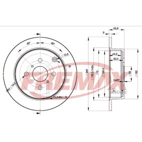 Bremsscheibe BD-1221 von FREMAX günstig für 65,33 € online kaufen