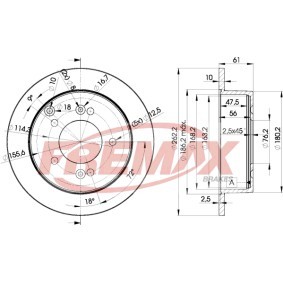 Bremsscheibe für HYUNDAI von FREMAX