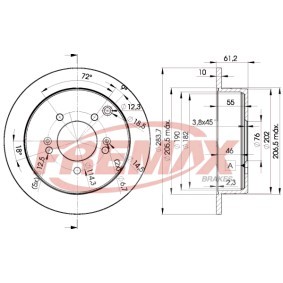 Bremsscheibe BD-2907 von FREMAX günstig für 69,07 € online kaufen