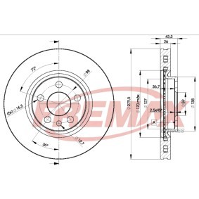 Bremsscheibe BD-4620 von FREMAX günstig für 83,76 € online kaufen