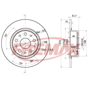 Bremsscheibe BD-4646 von FREMAX günstig für 60,77 € online kaufen