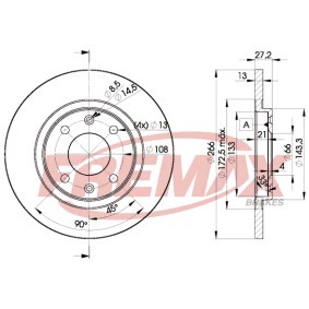 Bremsscheibe BD-4692 von FREMAX günstig für 44,88 € online kaufen