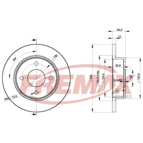 Bremsscheibe BD-5001 von FREMAX günstig für 40,21 € online kaufen