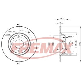 Bremsscheibe von FREMAX