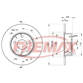 Bremsscheibe BD-8684 von FREMAX günstig für 47,61 € online kaufen