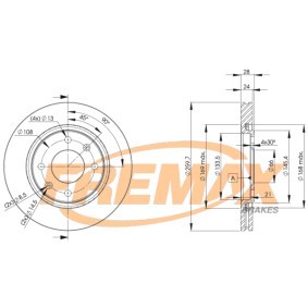 Bremsscheibe BD-9406 von FREMAX günstig für 67,62 € online kaufen