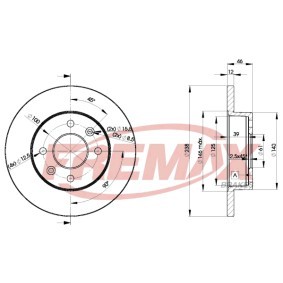 Bremsscheibe BD-9850 von FREMAX günstig für 43,35 € online kaufen