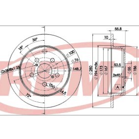 Bremsscheibe BD-0503 von FREMAX günstig für 57,58 € online kaufen