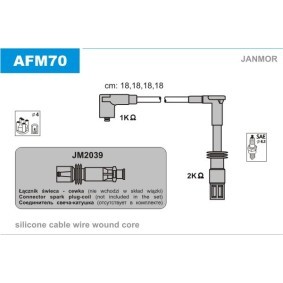 Acquista Kit cavi candele da JANMOR AFM70 a buon mercato per soli 118,82 €