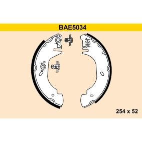 Bremsbacken des Herstellers Barum - Originalware Artikelnummer: BAE5034