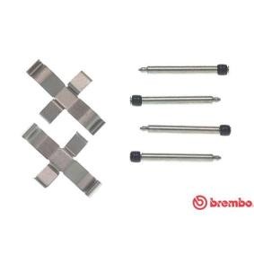 Zubehörsatz, Scheibenbremsbelag für MERCEDES-BENZ von BREMBO