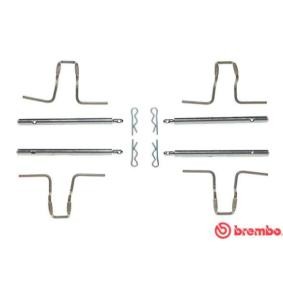 Zubehörsatz, Scheibenbremsbelag für MERCEDES-BENZ von BREMBO