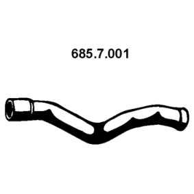 Abgasrohr 685.7.001 von EBERSPÄCHER günstig für 37,73 € online kaufen