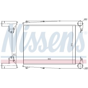 Ladeluftkühler für RENAULT TRUCKS von NISSENS
