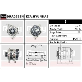 Lichtmaschine DRA0225N von DELCO REMY günstig für 180,95 € online kaufen
