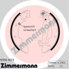 Bremsbackensatz von ZIMMERMANN 10990.103.9