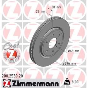 Bremsscheibe für NISSAN von ZIMMERMANN