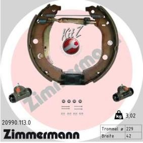 Bremsensatz, Trommelbremse 20990.113.0 von ZIMMERMANN günstig für 108,49 € online kaufen