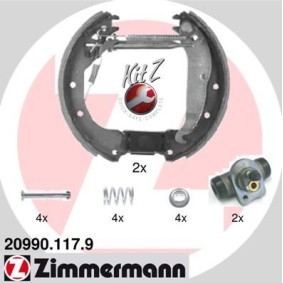 Bremsensatz, Trommelbremse für VAUXHALL von ZIMMERMANN