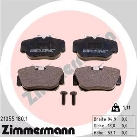 Bremsbeläge für MERCEDES-BENZ von ZIMMERMANN