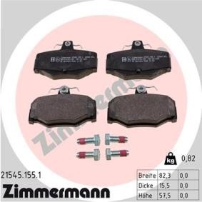 Bremsbeläge für NISSAN von ZIMMERMANN