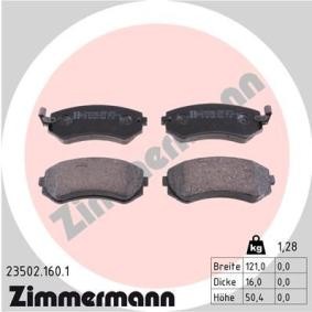 Bremsbeläge für NISSAN von ZIMMERMANN