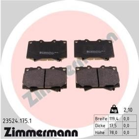 Bremsbeläge für LEXUS von ZIMMERMANN