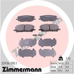 Bremsbeläge für LEXUS von ZIMMERMANN