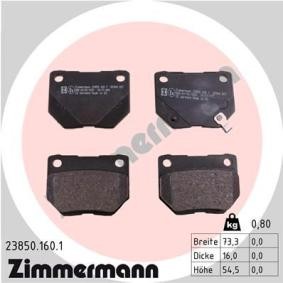 Bremsbeläge 23850.160.1 von ZIMMERMANN günstig für 46,03 € online kaufen
