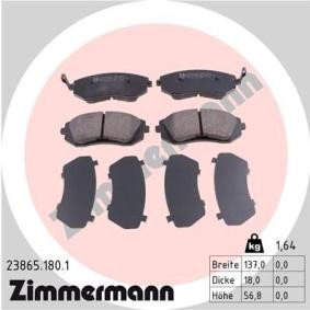 Bremsbeläge 23865.180.1 von ZIMMERMANN günstig für 46,29 € online kaufen