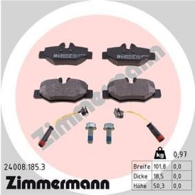 Bremsbeläge für MERCEDES-BENZ von ZIMMERMANN