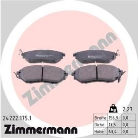 Bremsbeläge für SUBARU von ZIMMERMANN