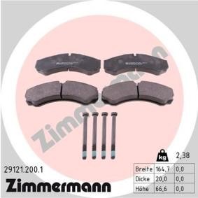 Acquista Kit pastiglie freni da ZIMMERMANN 29121.200.1 a buon mercato per soli 45,54 €