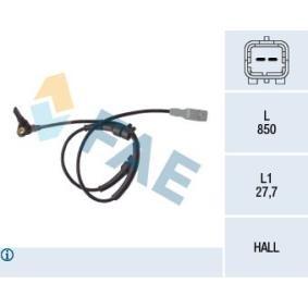 Kjøp Sensor, ABS av FAE 78087 til den lave prisen 405,45 NOK