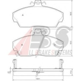 Bremsbeläge 36746 OE von A.B.S. günstig für 44,82 € online kaufen