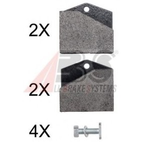 Köp Bromsbelägg av A.B.S. 37828 OE till det låga priset 911,39 kr