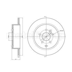 Bremsscheibe 800-1052C von CIFAM günstig für 54,44 € online kaufen