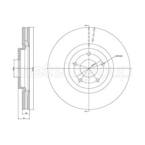 Bremsscheibe 800-1323C von CIFAM günstig für 69,03 € online kaufen