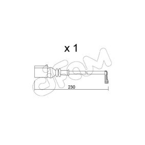Bremsscheibe 800-189 von CIFAM günstig für 36,34 € online kaufen