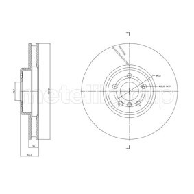 Bremsscheibe 800-254 von CIFAM günstig für 31,18 € online kaufen