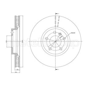 Bremsscheibe 800-373 von CIFAM günstig für 35,31 € online kaufen