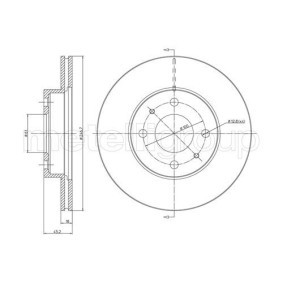 Bremsscheibe 800-456 von CIFAM günstig für 30,94 € online kaufen